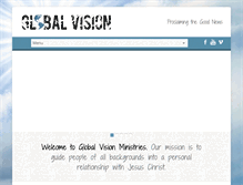 Tablet Screenshot of globalvisionministries.org